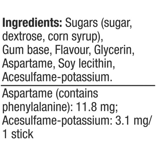 Doublemint Peppermint  15 Sticks 3 Packs