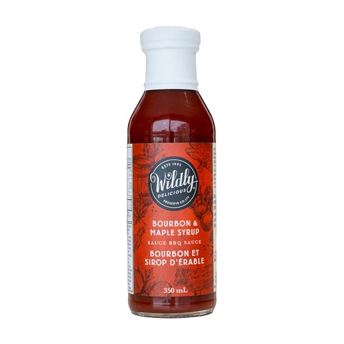 Wildly Delicious BBQ Sauce Bourbon & Maple Syrup 350 g