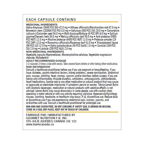Kami Traditional Herb & Plant Enzyme Capsule 60 Count