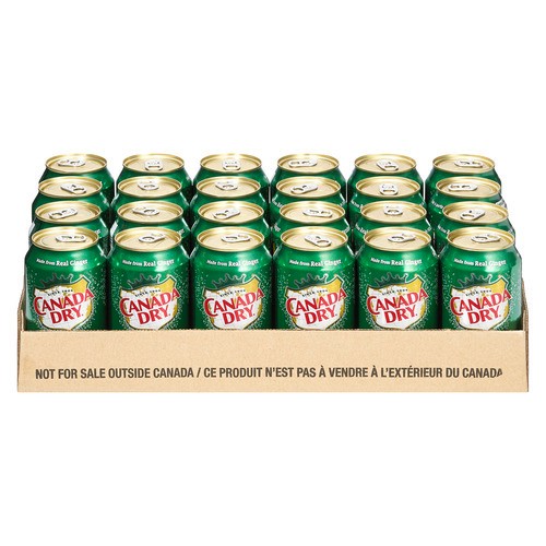 Canada Dry Ginger Ale Soft Drink 24 x 355 ml
