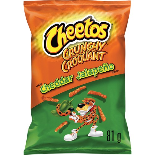 Cheetos Crunchy Cheese Snack Cheddar Jalapeno 81 g
