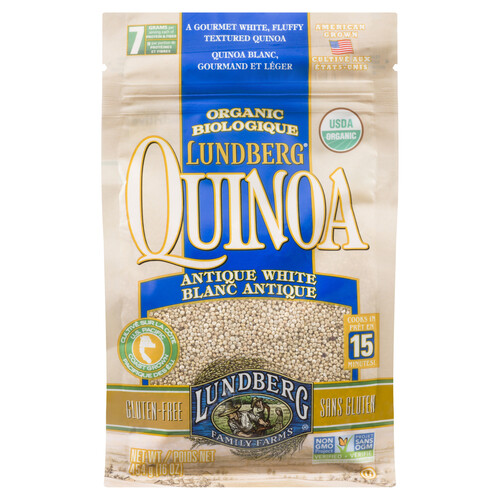 Lundberg Family Farms Organic Gluten-Free Quinoa Antique White 454 g