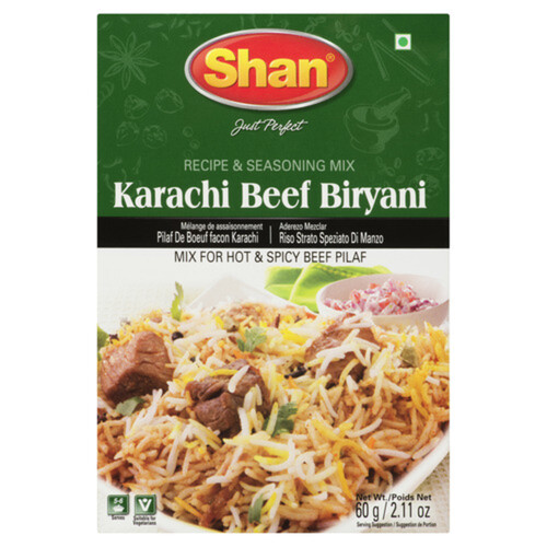 Shan Spice Mix for Karachi Beef Biryani 60 g