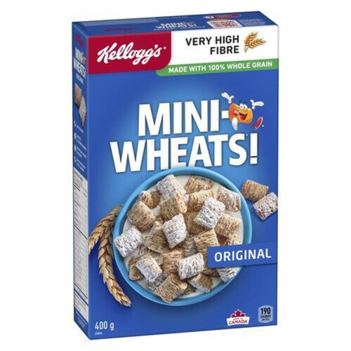 Kellogg's Mini Wheats Cereal Frosted Original 400 g
