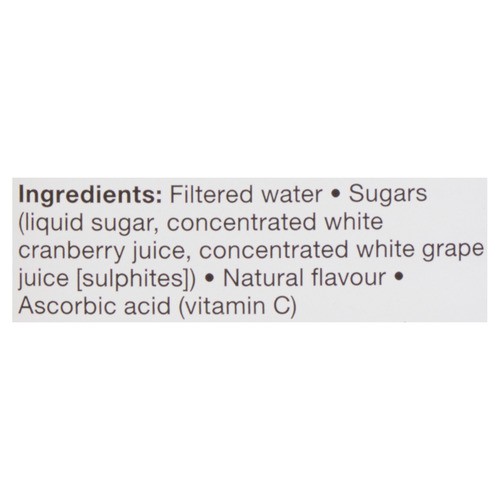 Compliments Juice White Cranberry Cocktail 1.89 L (bottle)