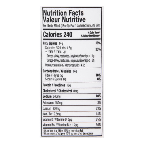 Rumble Plant Based Protein Drink Cocoa 355 ml