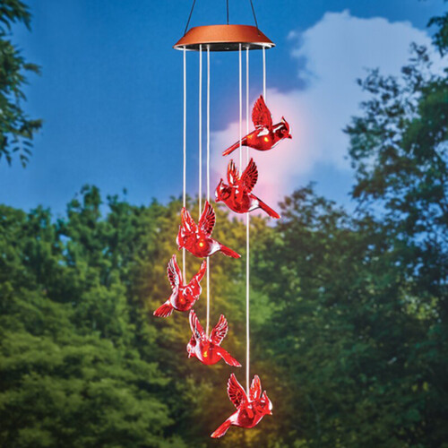 Solar Chimes Cardinals 1 EA