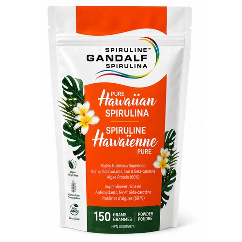 Gandalf Spirulina Pure Hawaiian Spirulina Powder 150 g