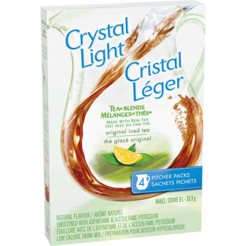 Crystal Light Iced Tea Drink Mix Pitcher Packs 31 g