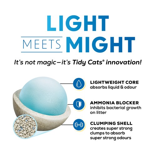 Tidy Cats Cat Litter LightWeight With Glade Clear Springs 2.72 kg