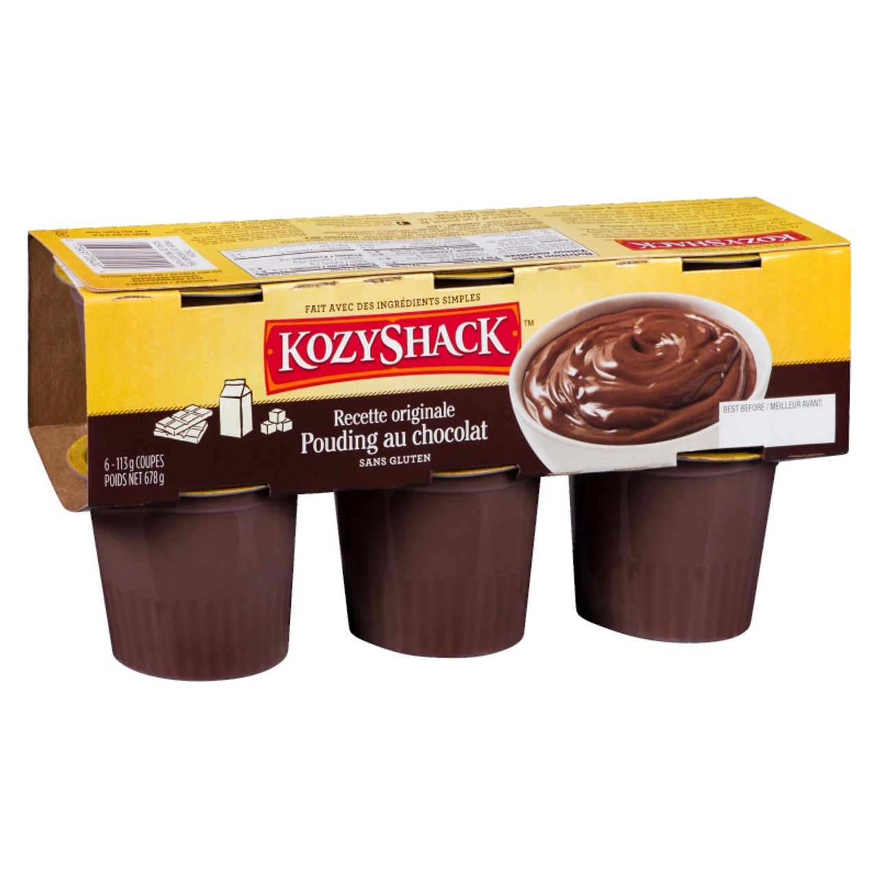 Most Shack Pudding Kozy Shack Gluten-Free Pudding Chocolate 6 x 113 g - Voilà Online ...