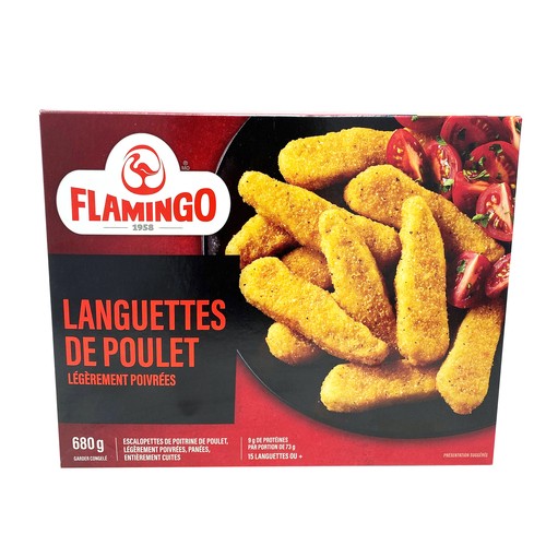 Flamingo Frozen Chicken Strips 680 g