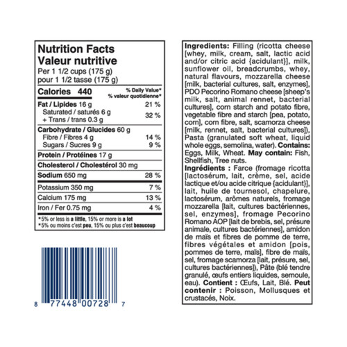 Rana Ravioli 4 Cheese 500 g Voilà Online Groceries & Offers