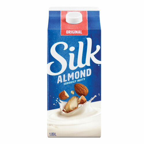 Silk Dairy-Free Plant Based Almond Beverage Original 1.89 L