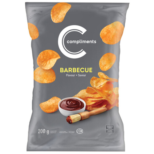 Compliments Potato Chips Barbecue 200 g