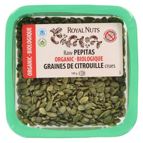 Royal Nuts Organic Pumpkin Seeds Raw Shelled 190 g