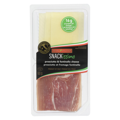 Marcangelo Snackissimo Prosciutto And Fontinello Cheese 60 g