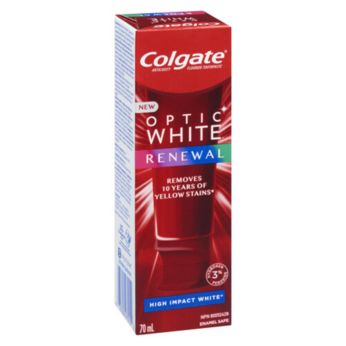 Colgate Renewal High Impact White Optic White Toothpaste 70 ml