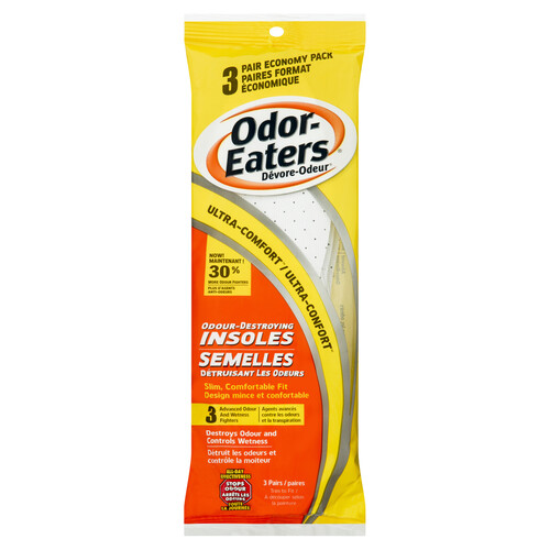 Odor Eaters Ultra Comfort Insoles 3 EA