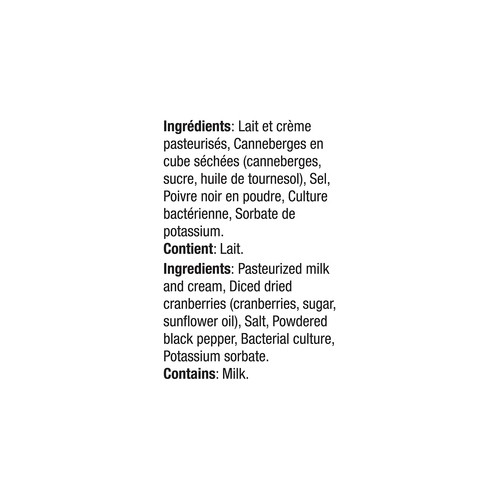 Boursin Spreadable Cheese Cranberry & Pepper 150 g