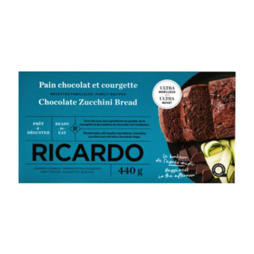 RICARDO Bread Zucchini & Chocolate 440 g (frozen)