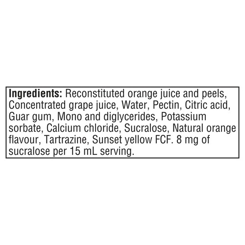 Smucker's No Sugar Added Marmalade Jam Orange 310 ml