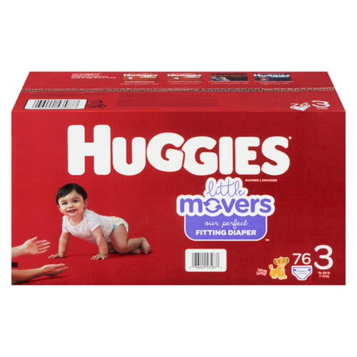 Huggies Diapers Little Movers Size 3 76 count