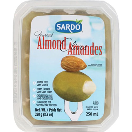 Sardo Gluten-Free Olives Almond Stuffed 250 ml