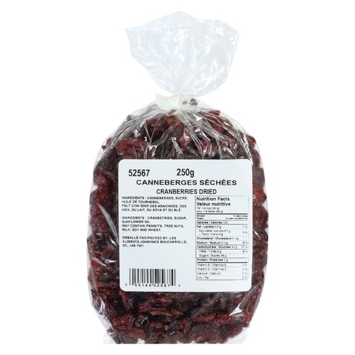 Johnvince Foods Dried Cranberries 250 g