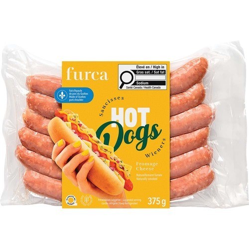 Furca Hot Dogs Cheese 375 g