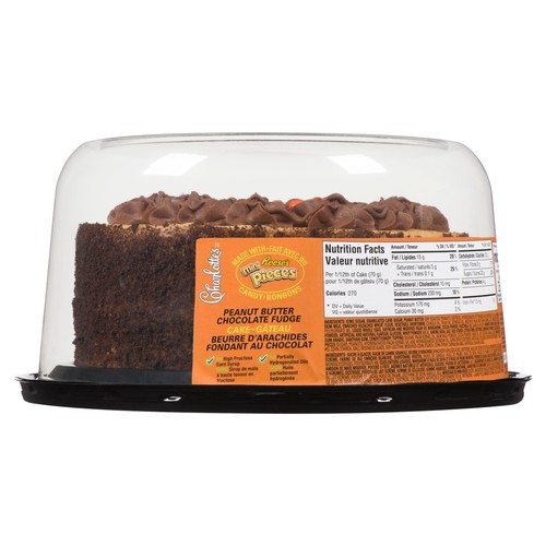 Charlotte's Peanut Butter Chocolate Fudge Cake with Reese 840 g (frozen)