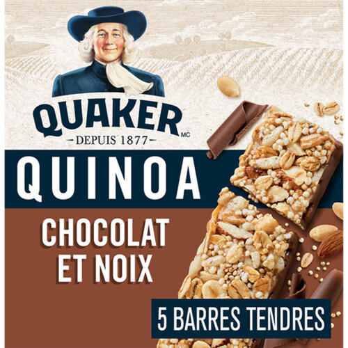 Quaker Harvest Granola Bars Quinoa Chocolate Nut Medley 175 g