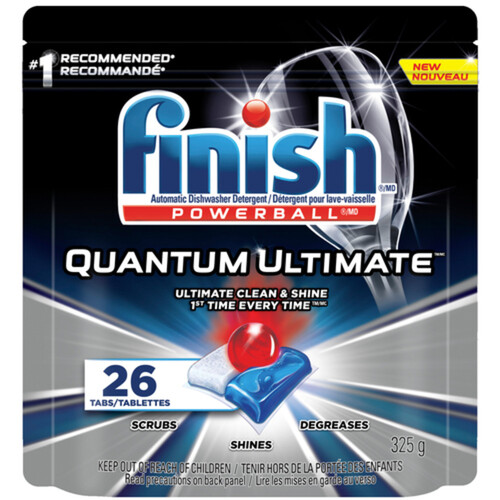 Finish Dishwasher Detergent Ultimate Quantum Regular 26 Tabs