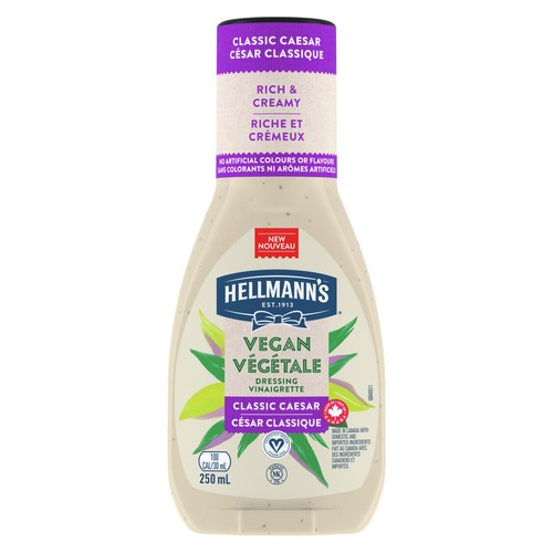 Hellmann's Vegan Dressing Classic Caesar Certified Vegan Condiment 250 ml