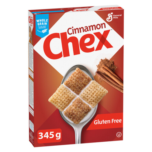 Chex Gluten-Free Breakfast Cereal Cinnamon Whole Grains 345 g