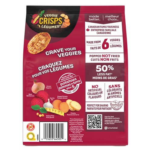 Dare Veggie Crisps Sea Salt 100 g