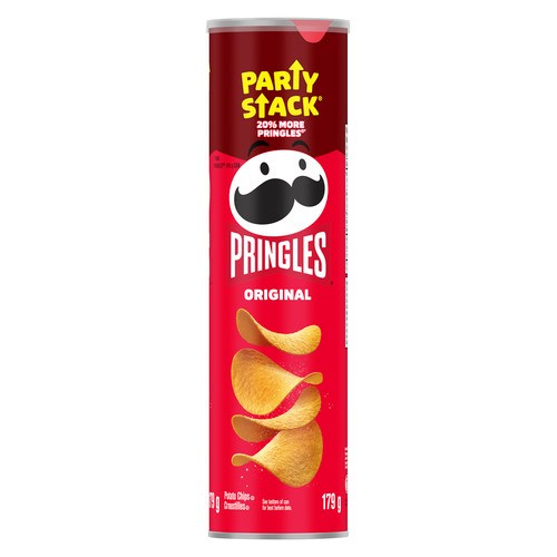 Pringles Potato Chips Party Stack Original 179 g