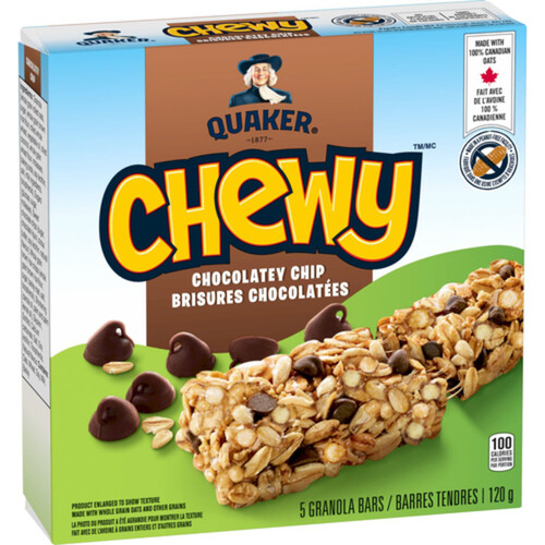 Quaker Chewy Granola Bars Chocolate Chip 120 g