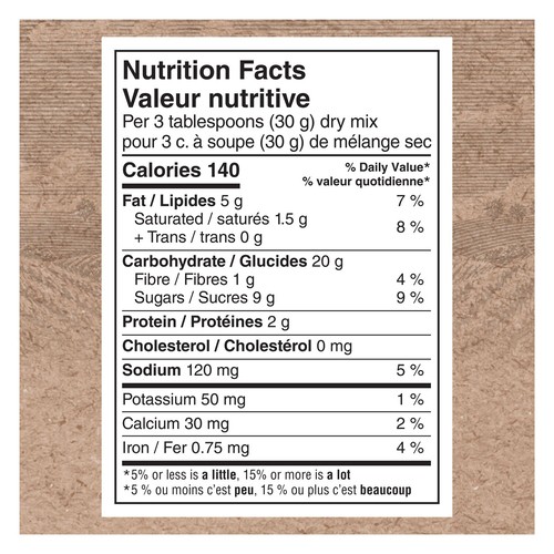 Quaker Oat Flour Oatmeal Cookie Mix 900 g