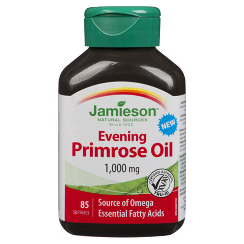 Jamieson Evening Primrose Oil 1000 mg Softgels 85 Count