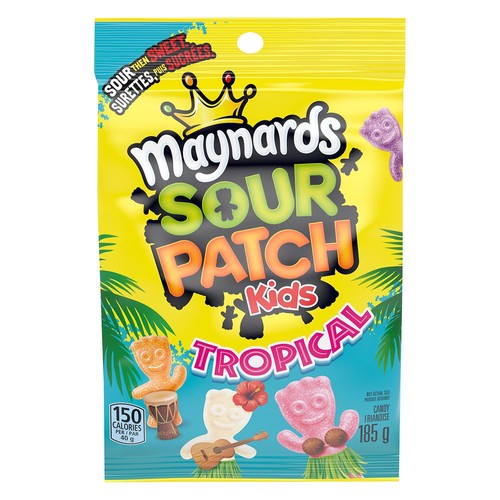 Maynards Sour Patch Kids Candy Tropical 185 g