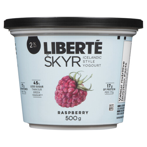 Liberté Skyr 2% Yogurt Raspberry 500 g