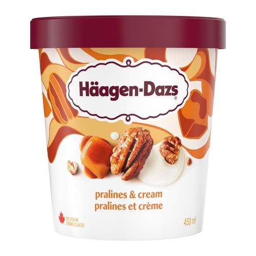 Haagen-Dazs Ice Cream Pralines & Cream 450 ml 