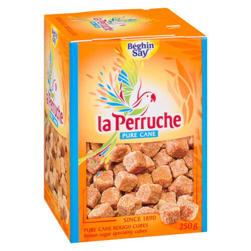 La Perruche Pure Cane Sugar Rough Cut Cubes 250 g