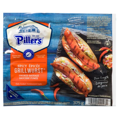 Piller's Spicy Grillwurst 375 g