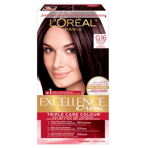 L'Oréal Excellence Crème Hair Colour G16 Burgundy Brown 1 EA