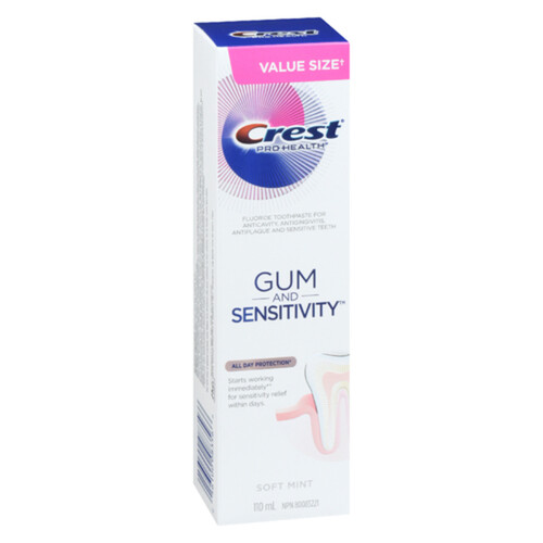 Crest Toothpaste Gum And Sensitive All Day Protection 110 ml