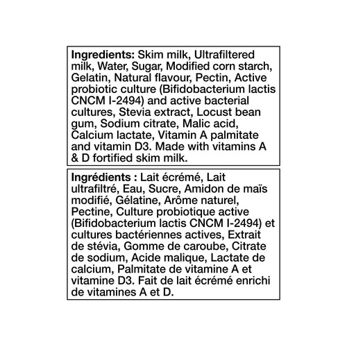 Activia Fat-Free 0% Probiotics Yogurt Vanilla 650 g