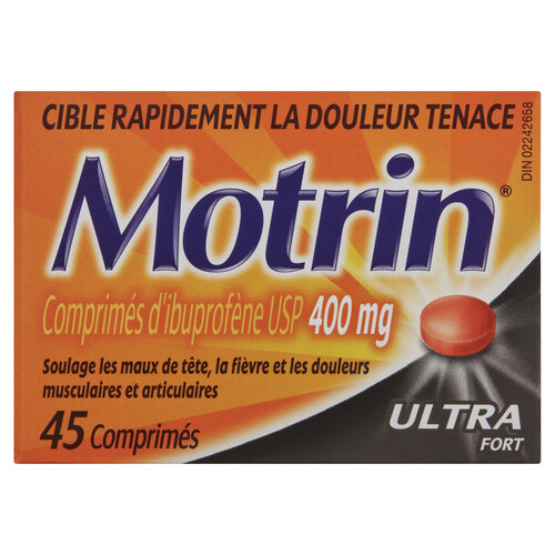 Motrin Ibuprofen Easy Swallow 300 mg Tablets 45 EA
