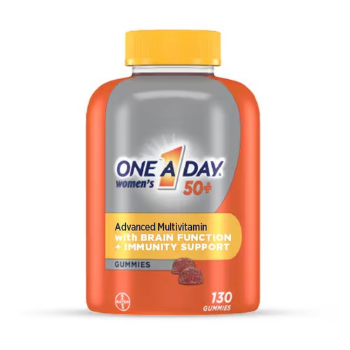 One A Day Advanced Multi-Vitamins Women's 50+ 130 Gummies 